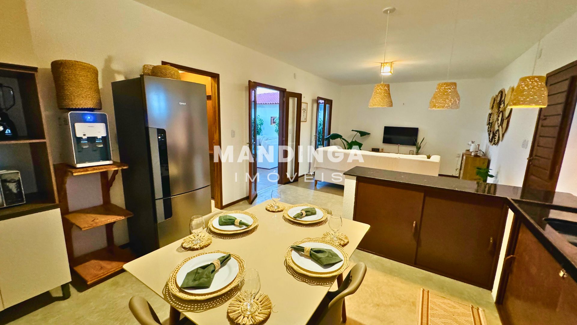 Lar Tropical — casa de 2 suítes preparada para temporada — Praia do Retirinho, Aracati