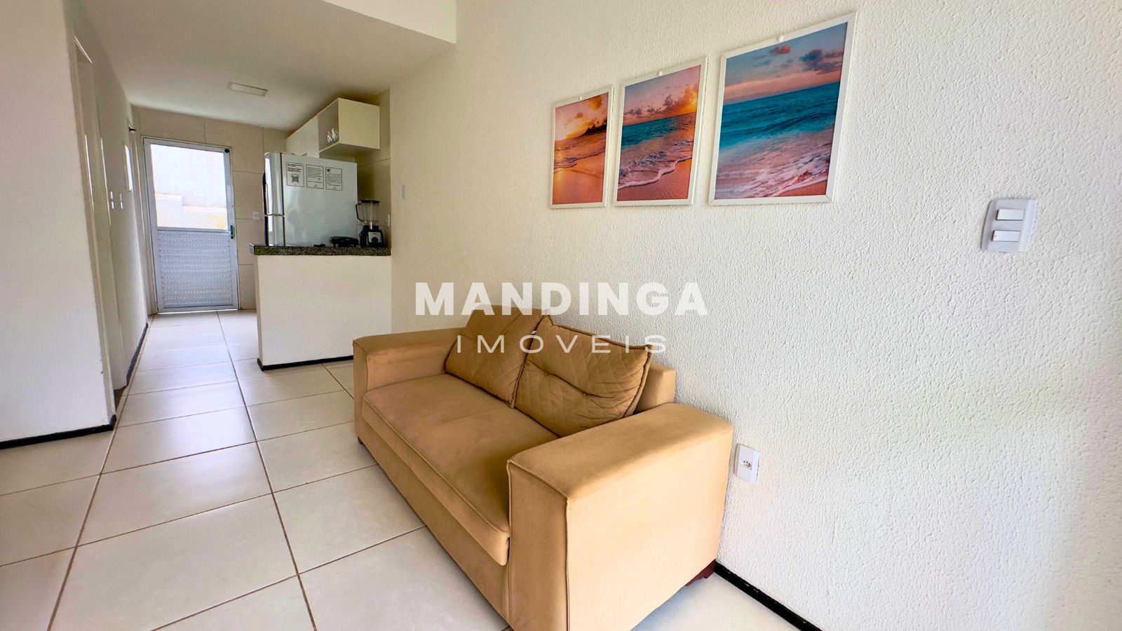 Apartamento mobiliado de 3 quartos com terraço e vista mar — Porto das Dunas, Aquiraz