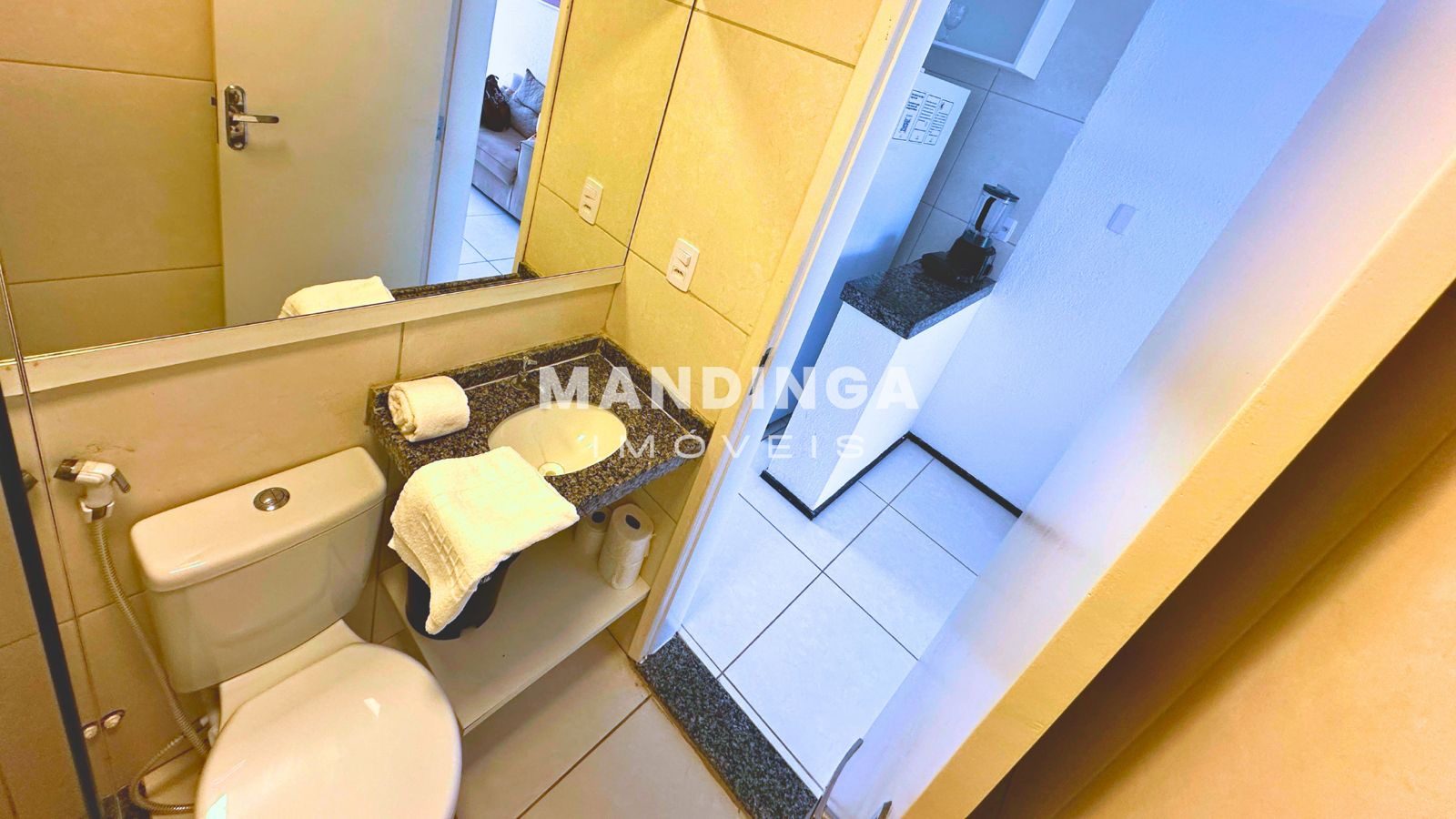 Apartamento mobiliado de 3 quartos com terraço e vista mar — Porto das Dunas, Aquiraz